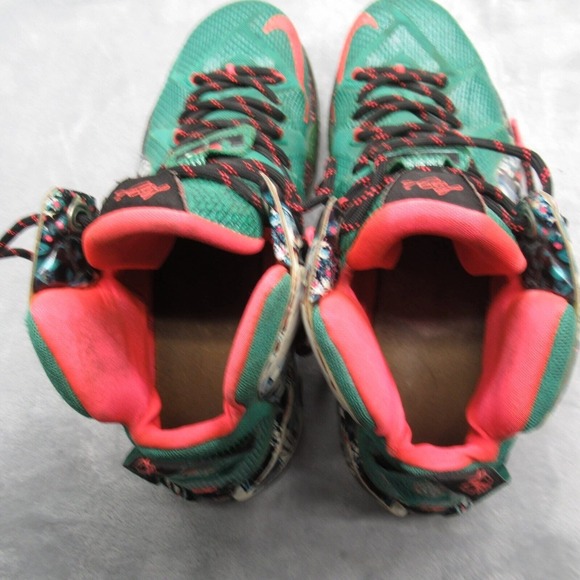 Nike LeBron XLII Shoes Men 10.5 Emerald Green Christmas Green Basketball Sneaker - Picture 15 of 16